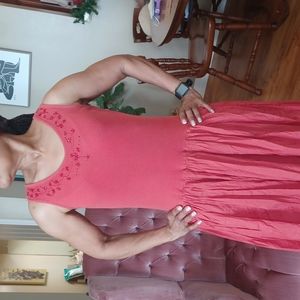 Vintage | Sparkle Neck Maxi